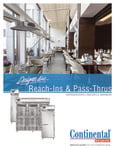 Continental Refrigerator Reach-In Pass-Thrus Brochure