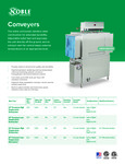 Noble Warewashing Conveyor Brochure