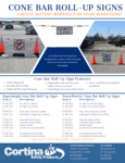 Cortina Cone-Bar-Signs Brochure