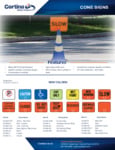 Cortina Cone Signs Brochure Cortina Cone Signs Brochure