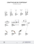 Fortessa Crafthouse Signature Brochure Fortessa Crafthouse Signature Brochure