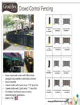 Crowd Control Fencing