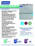 Jackson ADA-SEER Dishwasher Brochure Jackson ADA-SEER Dishwasher Brochure