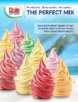 DOLE SOFT SERVE Brochure DOLE SOFT SERVE Brochure