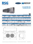 E1LAK070B-ME Evaporator Unit Brochure E1LAK070B-ME Evaporator Unit Brochure