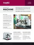 Estella 236ECEM Espresso Machine Sell Sheet