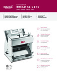 Estella Bread Slicers Sell Sheet Estella Bread Slicers Sell Sheet