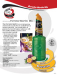Finest Call Pornstar Martini Mix Spec Sheet