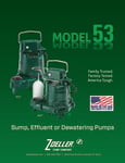 Zoeller 53-0001 Automatic Sump Pump - 115V brochure