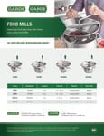 Food Mills Brochure