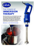 Globe immersion blenders sell sheet Globe immersion blenders sell sheet