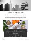 Brochure for Grey + Finch