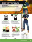 HI-VIS BACK PROTECTIONS BACK SUPPORT BELTS HI-VIS BACK PROTECTIONS BACK SUPPORT BELTS