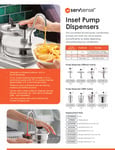 Inset Pump Dispensers Sell Sheets