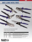 Klein Tools MKT060618_Duct and sheet metal Tools Klein Tools MKT060618_Duct and sheet metal Tools
