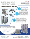 New Age Industrials Lug Cart, Dollies, and Tubs Brochure