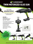 Surebond glue gun MGG800 Sell Sheet Surebond glue gun MGG800 Sell Sheet