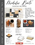 Cal-Mil Modular Premium Melamine Trays Cal-Mil Modular Premium Melamine Trays