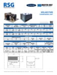 MSLA017MB Condensor Unit Brochure MSLA017MB Condensor Unit Brochure