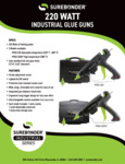 Surebond Glue Gun PRO2-220_PRO2-220HT_SELL SHEET Surebond Glue Gun PRO2-220_PRO2-220HT_SELL SHEET