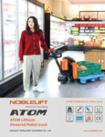 NOBLELIFT ELECTRIC PALLET JACK-FORK SIZE: 27"X45"-CAPACTY: 2800 LBS-LI-ION BAT.