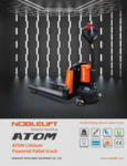 NOBLELIFT ELECTRIC PALLET JACK-FORK SIZE: 21"X45"-CAPACTY: 3300 LBS-LI-ION BAT.