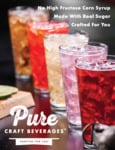 Pure Craft Fountain Drinks Sales Sheet