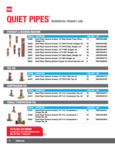 QUIET PIPES SHOCK ABSORBER Half IN. MIP LL Brochure page QUIET PIPES SHOCK ABSORBER Half IN. MIP LL Brochure page