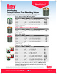 4 OZ NO.5 PASTE FLUX JAR brochure 4 OZ NO.5 PASTE FLUX JAR brochure