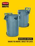 Rubbermaid Wheeled Brute Containers Brochure