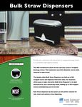 San Jamar Straw Dispensers Sell Sheet