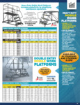 Single Entry-Double Entry HD Mobile Work Platforms_Brochure Single Entry-Double Entry HD Mobile Work Platforms_Brochure