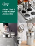 Steam Tables and Food Warmer Accessories Sell Sheet Steam Tables and Food Warmer Accessories Sell Sheet