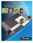 Swingline Trimmers Sell Sheet