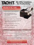 Tach-It KL-100 Brochure Tach-It KL-100 Brochure