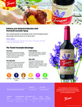 Torani 750 mL Puremade Lavender Flavoring Syrup Brochure