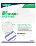 Unger Disposable Mop Pad Flyer