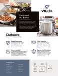 Vigor Cookware Brochure Vigor Cookware Brochure