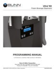 Bunn 58000.0000 Programming Manual