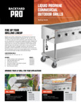 LP Commercial Outdoor Grills Buying Guide LP Commercial Outdoor Grills Buying Guide