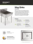 Regency Mop Sinks Buying Guide Regency Mop Sinks Buying Guide