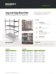 Regency Space Solutions Jug and Keg Rack Kits Regency Space Solutions Jug and Keg Rack Kits