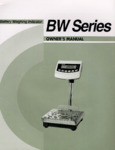 BW Series Manual