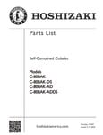 C-80BAK parts manual