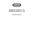 Cadco GO_LED Bakerlux Ovens Manual RV02 Cadco GO_LED Bakerlux Ovens Manual RV02