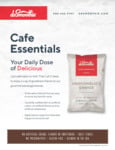 Dr. Smoothie Cafe Essentials Sell Sheet