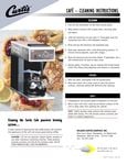 CAFE2DB10A000 Cleaning Instructions CAFE2DB10A000 Cleaning Instructions
