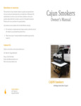 Cajun Smokers Owner's Manual Non-NSF Cajun Smokers Owner's Manual Non-NSF