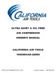 California Air Tools 10020DCAD-22060 Air Compressor Manual