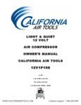 California Air Tools 12V1P10S Owner's Manual California Air Tools 12V1P10S Owner's Manual